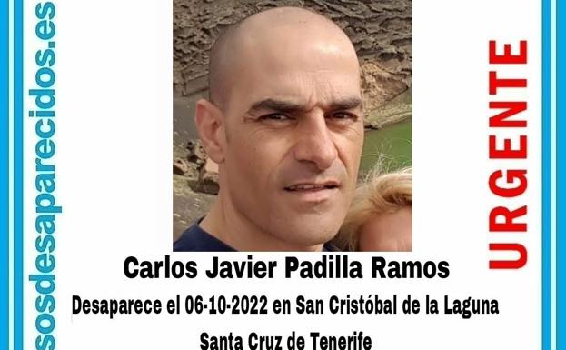 Buscan a Carlos, desaparecido en Tenerife