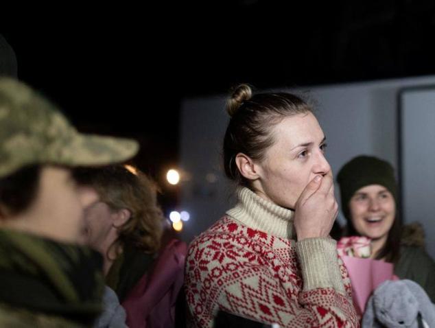 Fotos: Más de 100 mujeres ucranianas liberadas en un intercambio de prisioneros