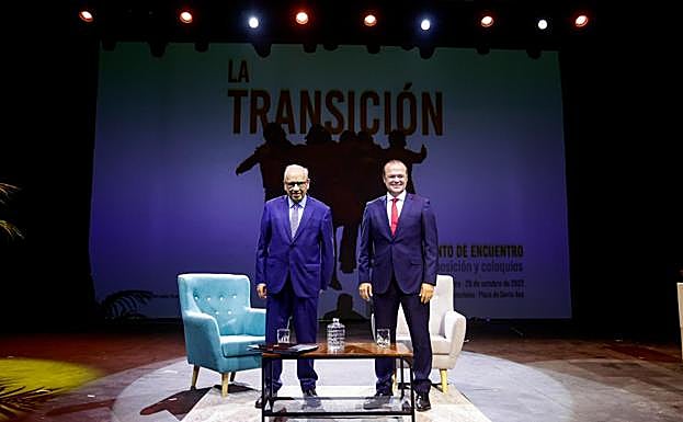 Guerra e Hidalgo, en una de las imágenes de la noche.