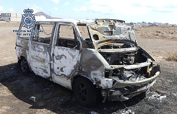 Momento de la detención. 