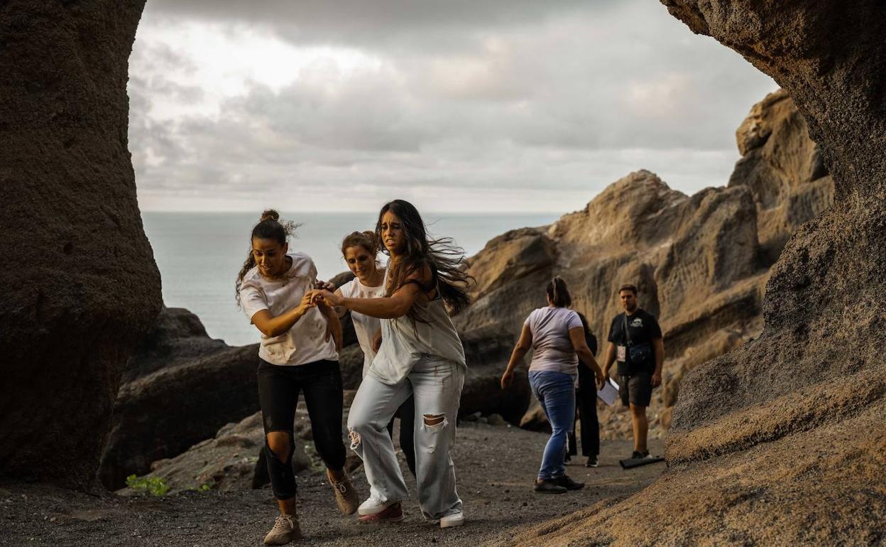 Natt Monroy ha desarrollado parte del rodaje de su cortometraje en Cueva Herrera. 