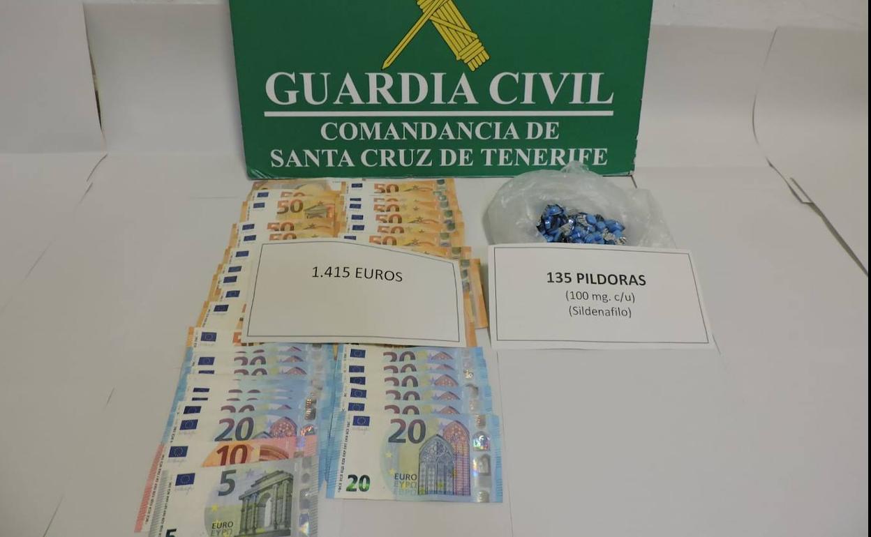 Sorprendido en La Orotava con 135 pastillas de estimulación sexual