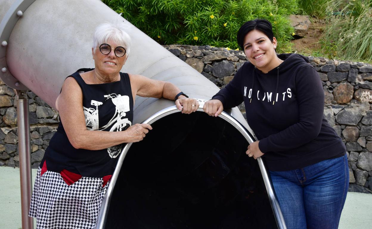 Alicia Verona (izquierda) y Gladys Ortega 