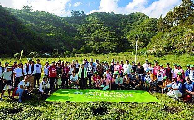 Jornada de reforestación con pacientes oncológicos