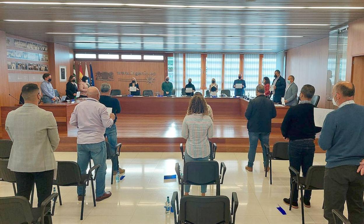 Foto de archivo de un pleno de Ingenio. 