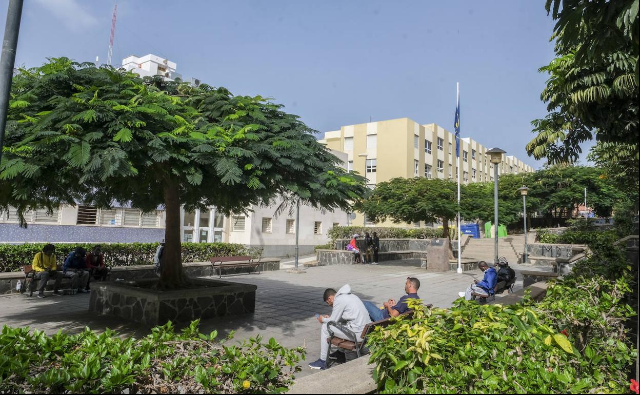 Imagen de archivo de la plaza de los Bomberos, en La Isleta. 
