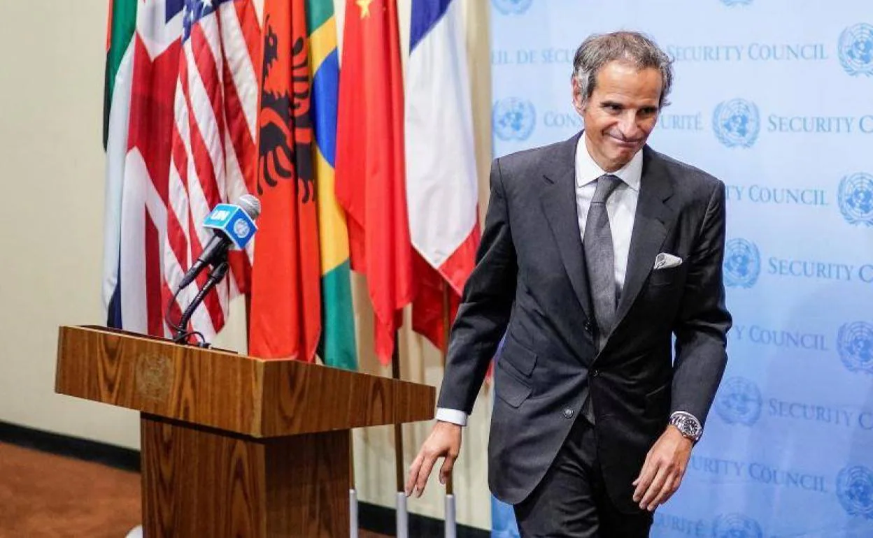 El director general del OIEA, Rafael Grossi, esta semana en la sede de Naciones Unidas en Nueva York.
