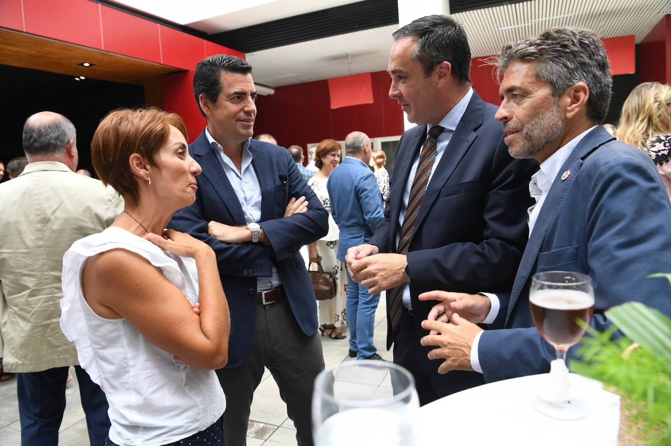 Fotos: Encuentro con el presidente de la Confederación Canaria de Empresarios, Pedro Ortega