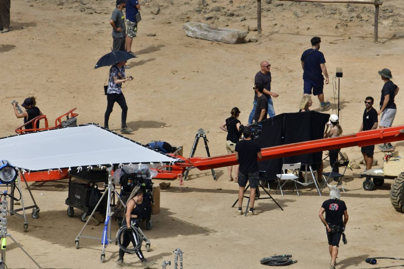 Fotos: Rodaje de la serie El Zorro en Arucas