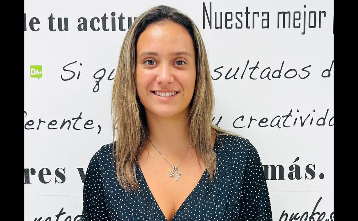 Raquel Dávila, una de las beneficiarias de las ayudas. 