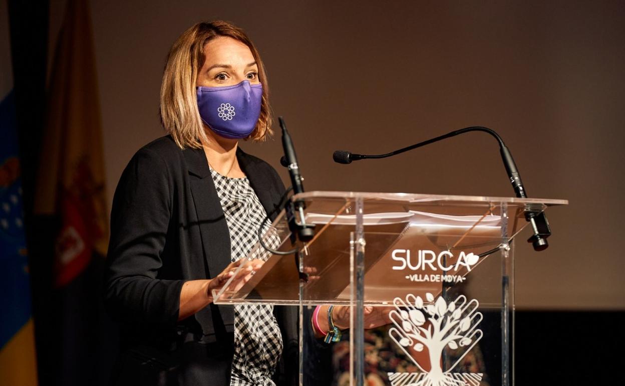 Noemí Santana, consejera de Igualdad del Gobierno de Canarias. 