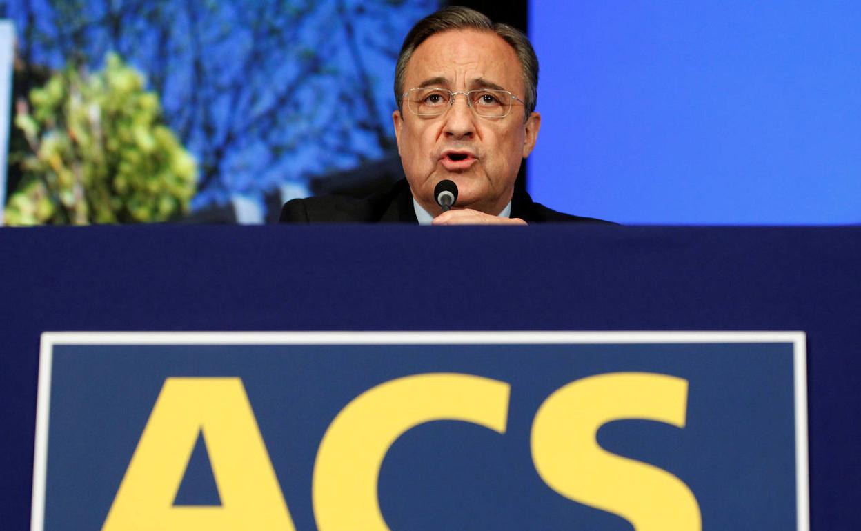 Florentino Pérez, presidente de ACS