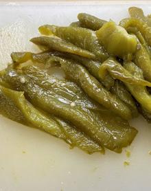 Imagen secundaria 2 - Corte de la berenjena. 