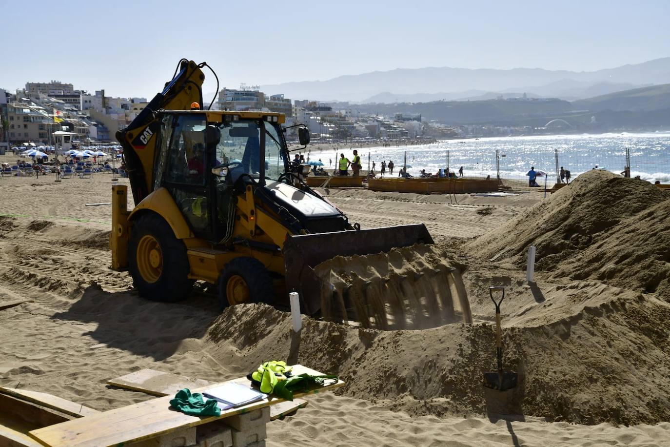 Fotos: Obras del Belén en Las Canteras