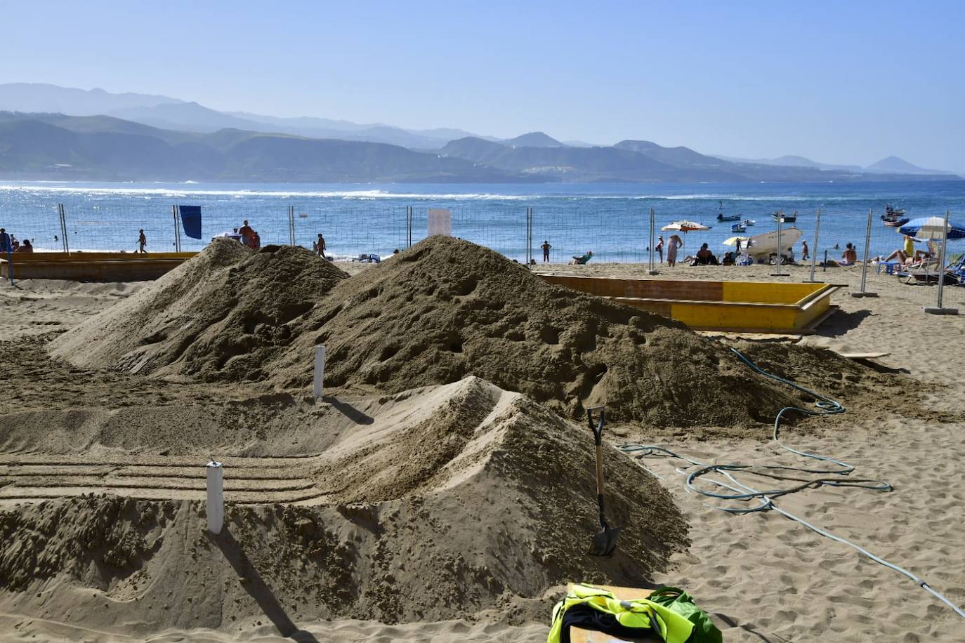 Fotos: Obras del Belén en Las Canteras