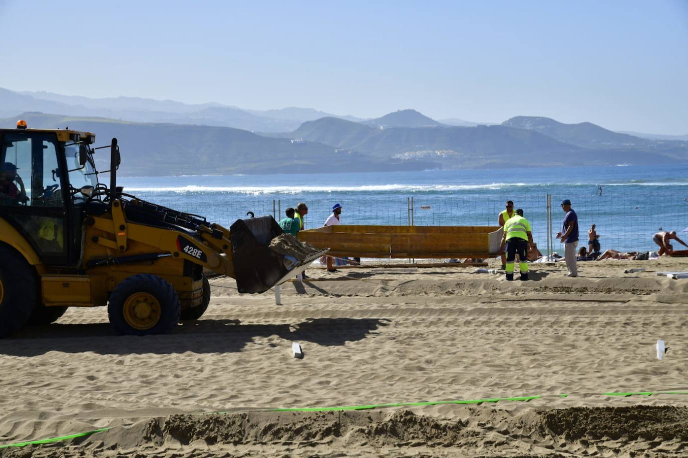 Fotos: Obras del Belén en Las Canteras