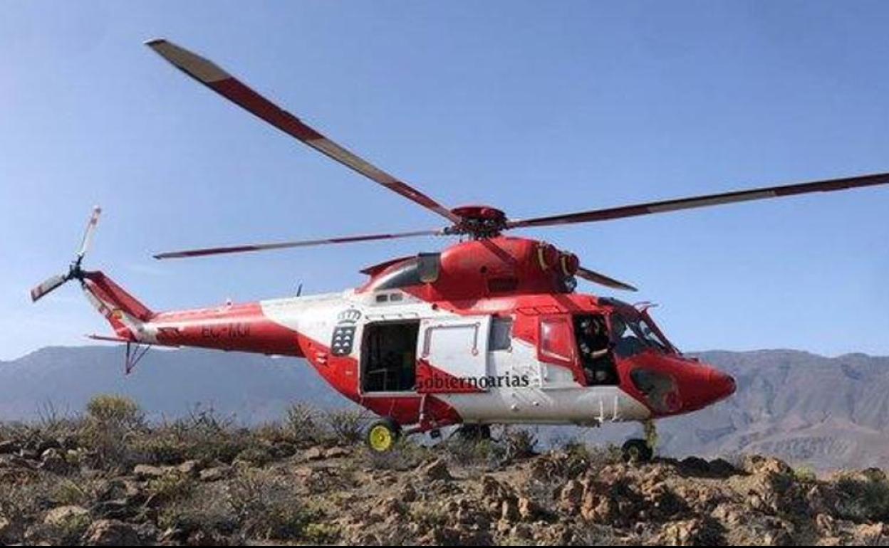 Imagen de archivo de un helicóptero del GES. 