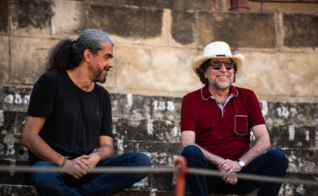 Fernando León de Aranoa y Sabina, en un momento de la película, rodado en una plaza de toros. 