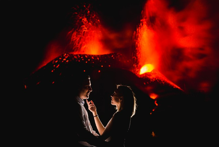 Imagen nominada en la categoría de postboda. 