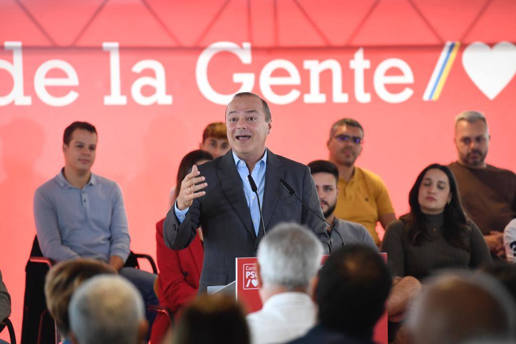 Augusto Hidalgo durante su participación. 