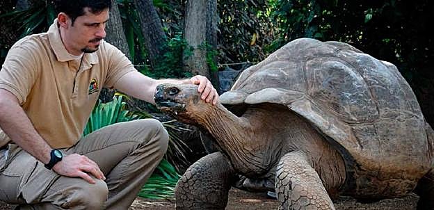 Un momento de esta serie sobre Loro Parque. 