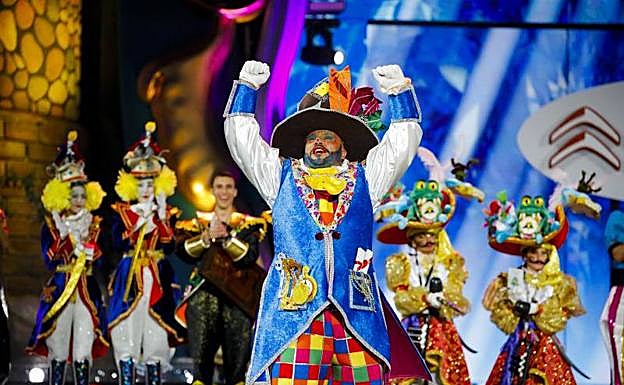 Imagen de una de las últimas finales de murgas del Carnaval de Las Palmas de Gran Canaria. 
