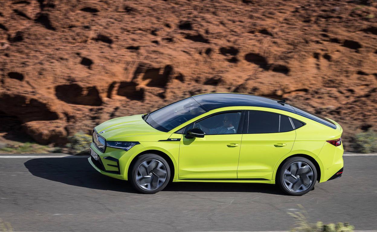 SKODA Enyaq Coupé RS: eléctrico y deportivo, sin ambages