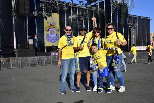 La fan zone estuvo muy concurrida