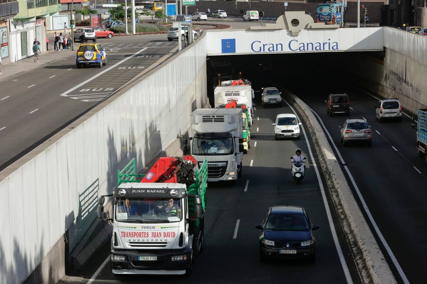 Fotos: La protesta de los transportistas, en imágenes