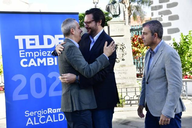 Fotos: Manuel Dominguez apoya a Sergio Ramos en su candidatura como alcalde de Telde