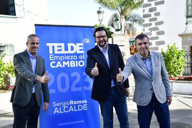 Fotos: Manuel Dominguez apoya a Sergio Ramos en su candidatura como alcalde de Telde