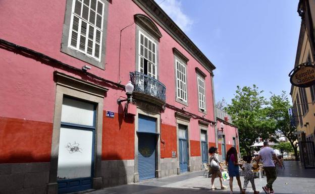 Imagen del edificio antiguo Cuasquías, ahora propiedad del Cabildo. 