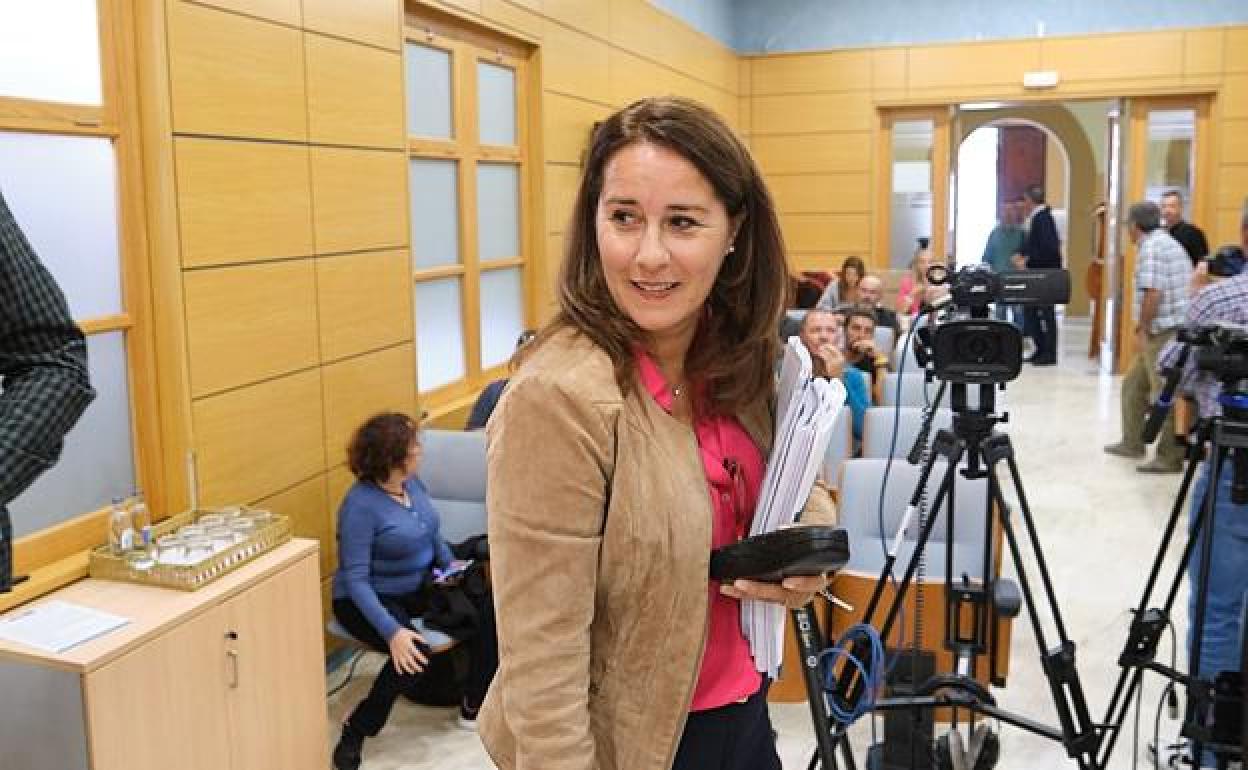 Lola García, consejera de Empleo del Cabildo. 