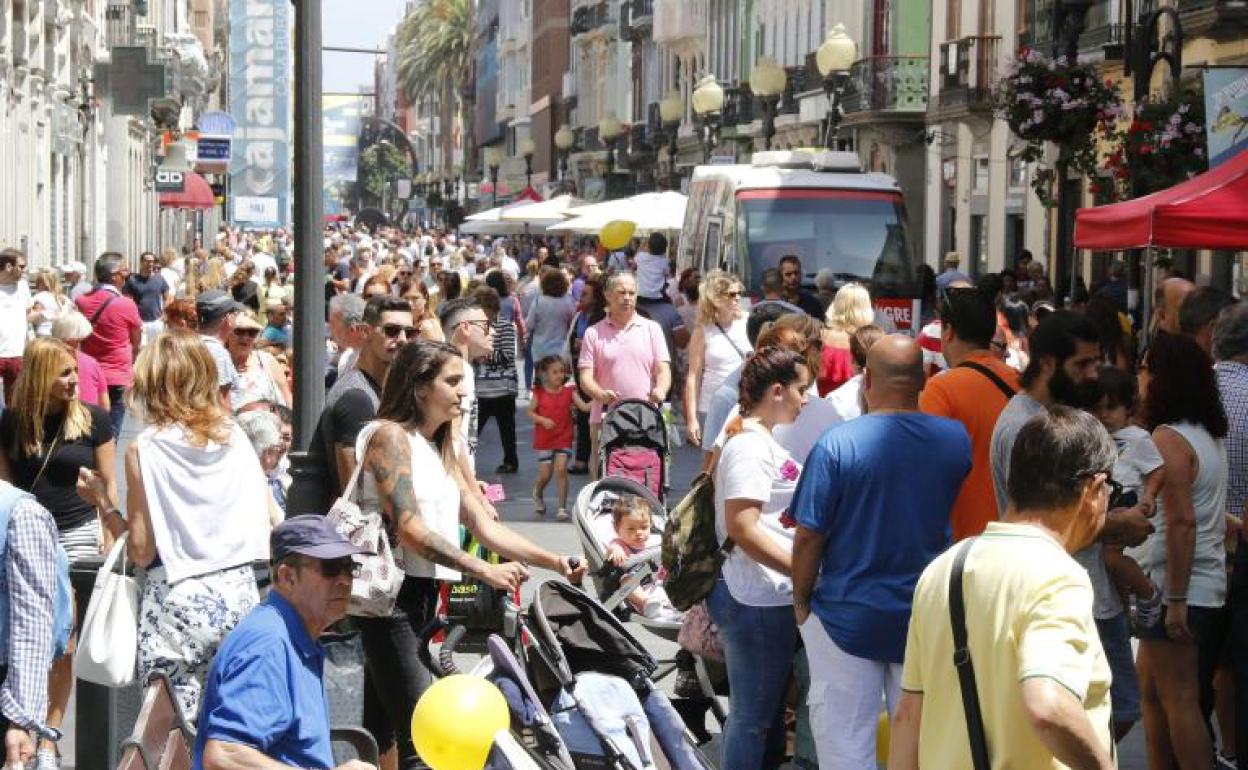Zona de Triana en Las Palmas de Gran Canaria.