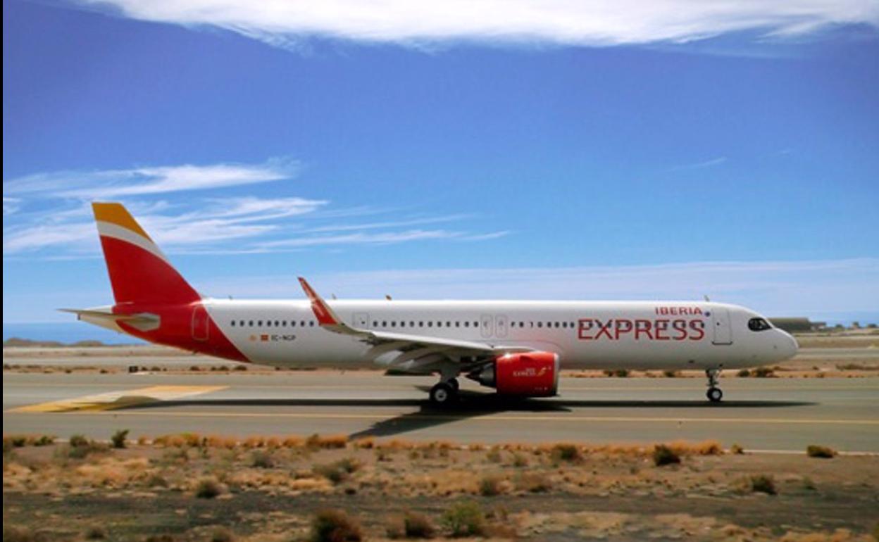 Una avión de Iberia Express. 
