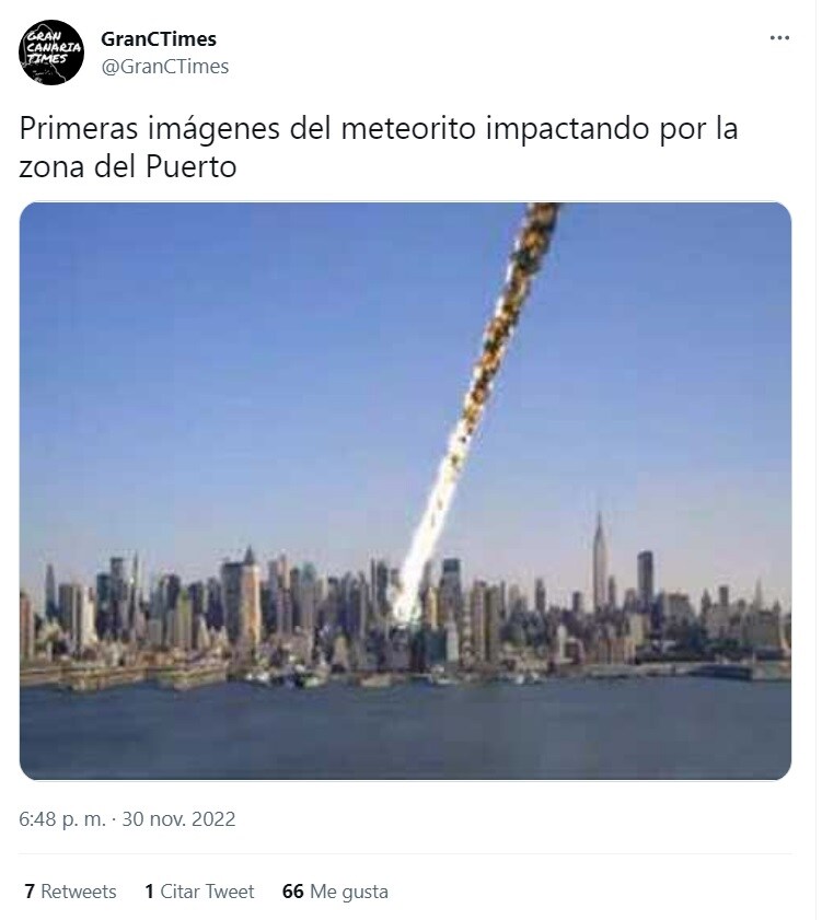 Fotos: Los mejores memes tras la caída del meteorito en Canarias