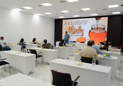 Imagen secundaria 1 - El certamen repartió premios entre profesional y aficionado/a de entidades asociativas; y en tres categorías de mieles: multifloral, monofloral y mejor de Gran Canaria 2022. 