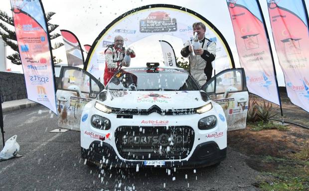 Solberg y Bernacchini conquistaron la edición de 2022 del Rally Isla de Los Volcanes. 