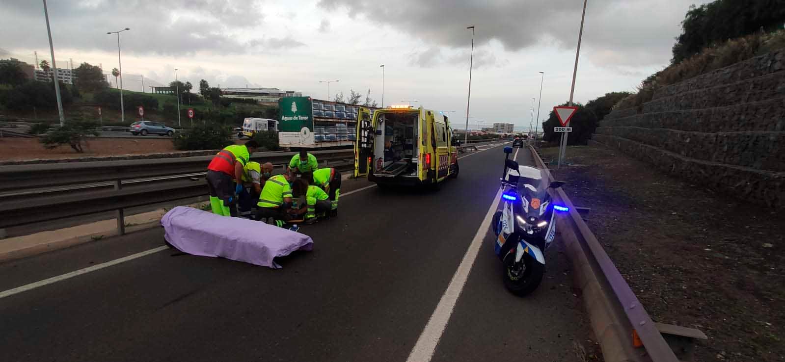 Imagen del suceso este lunes. 