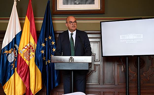 El delegado del Gobierno en Canarias, Anselmo Pestana. 