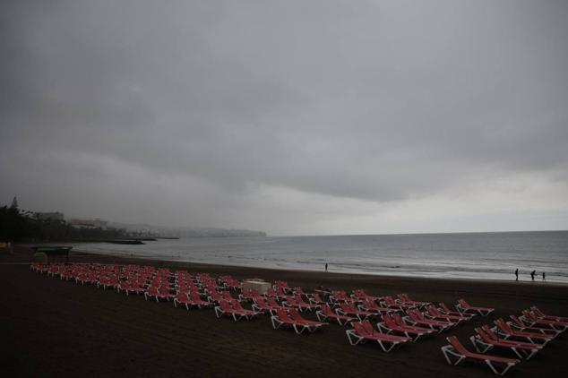 Jornada de lluvia y frío en Gran Canaria. 