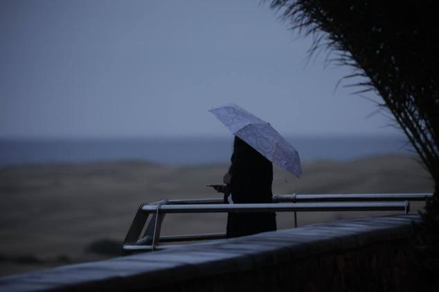 Jornada de lluvia y frío en Gran Canaria. 
