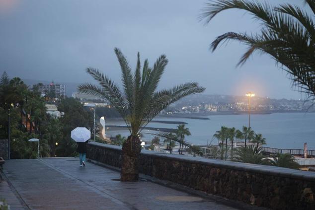 Jornada de lluvia y frío en Gran Canaria. 