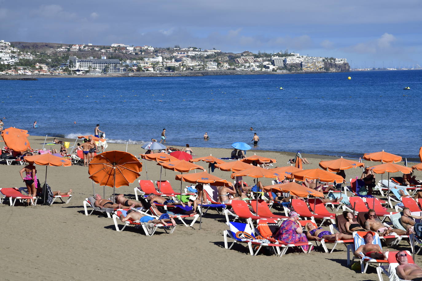 Foto: Maspalomas presume de sol a las puertas del invierno