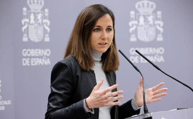 La ministra de Derechos Sociales, Ione Belarra