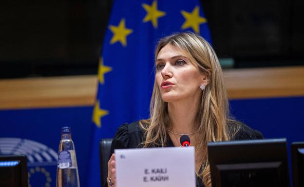 La eurodiputada y hasta ahora vicepresidenta del Parlamento Europeo, Eva Kaili.