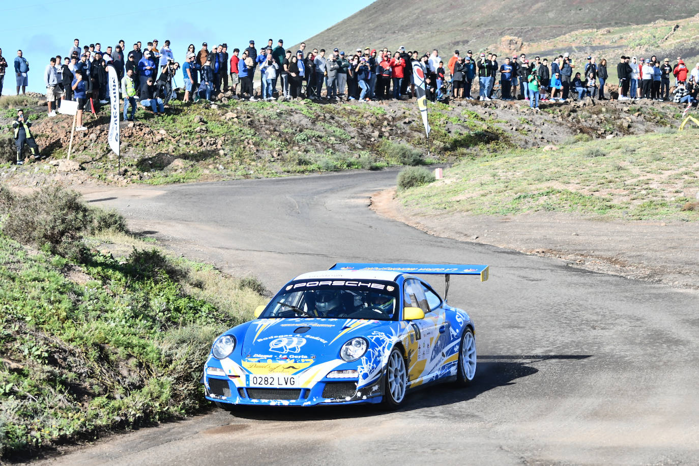 Toñín Suárez y Jorge Cedrés se estrenan en el Rally Isla de Lanzarote