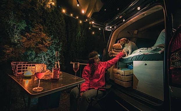 Primer premio. 'Vacaciones sobre ruedas'.