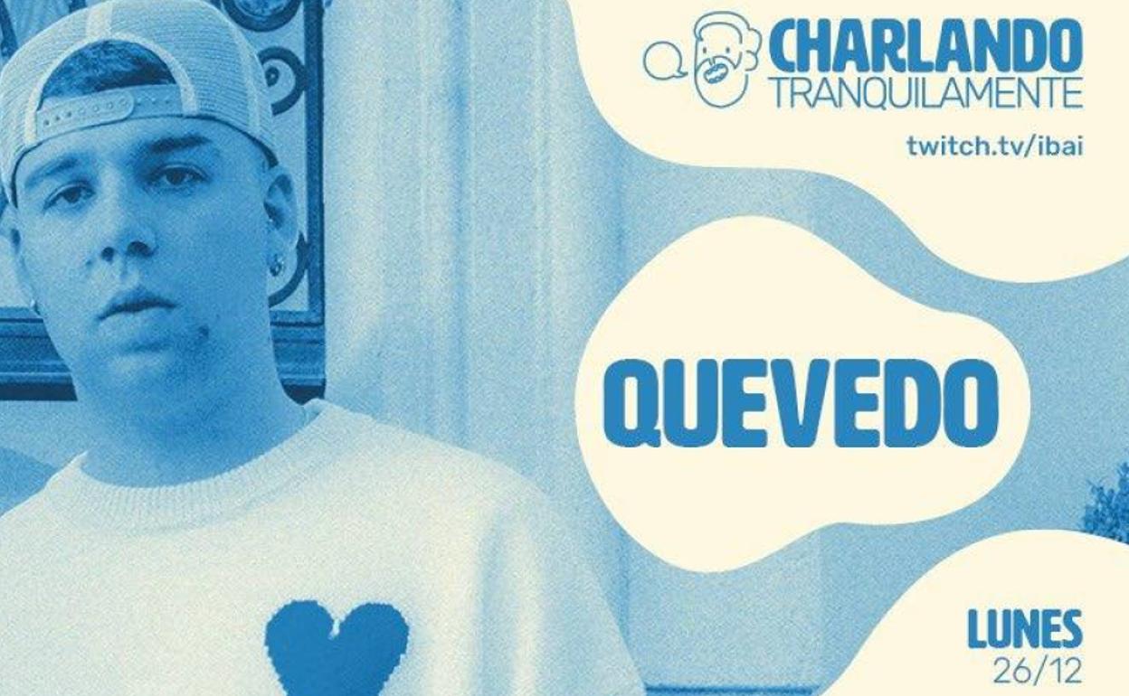 Cartel de la charla subido por el streamer Ibai Llanos. 