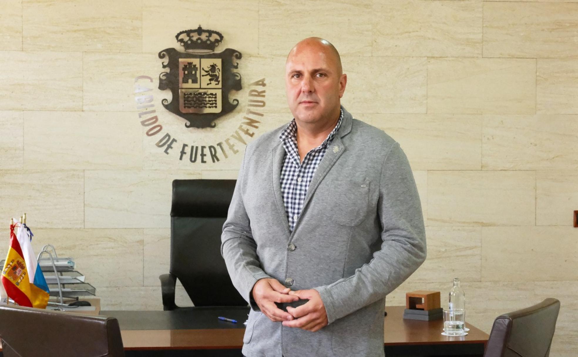 Sergio Lloret, presidente insular. 